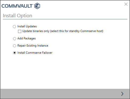 embd_Installing the CommServe Failover Package procedure (3)