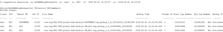 SAP HANA Archive Log Backup Report (1)