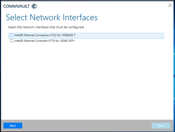 Connecting the Remote Office Appliance RO1200 to an Existing CommServe Server (2)