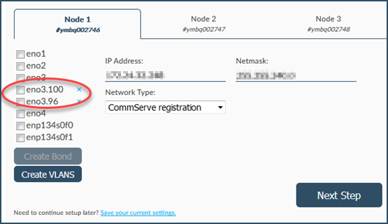 Setting up the HyperScale 1.5 Appliance with Tagged vLAN Link for the 10G Data Protection Network and a 10G Storage Pool Network (3)