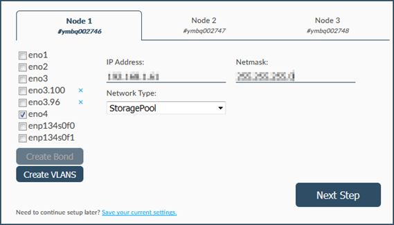 Setting up the HyperScale 1.5 Appliance with Tagged vLAN Link for the 10G Data Protection Network and a 10G Storage Pool Network (4)