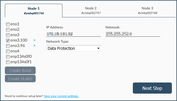 Setting up the HyperScale 1.5 Appliance with Tagged vLAN Link for the 10G Data Protection Network and a 10G Storage Pool Network (5)