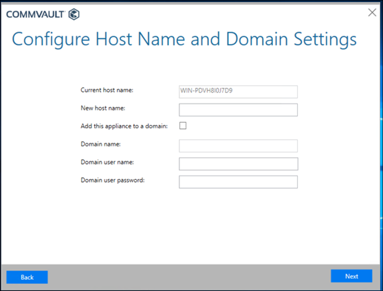 Connecting the Remote Office Appliance RO1200 to an Existing CommServe Server (4)