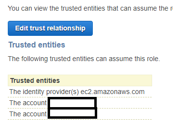 Configuring Security Token Service (STS) Role Authentication Using an Admin Account Access Resource Name (ARN) (1)