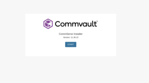 Basic Deployment of CommServe Bare Metal