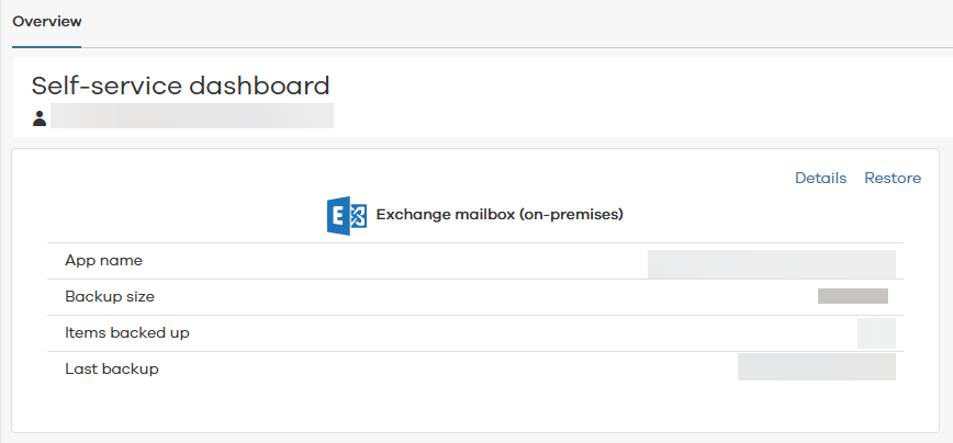 Exchange On-Prem Mailbox Self Service