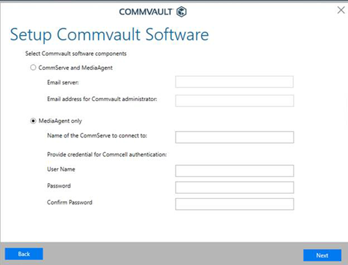 Installing the CommServe and MediaAgent Software on Remote Office Appliance RO1100 (6)