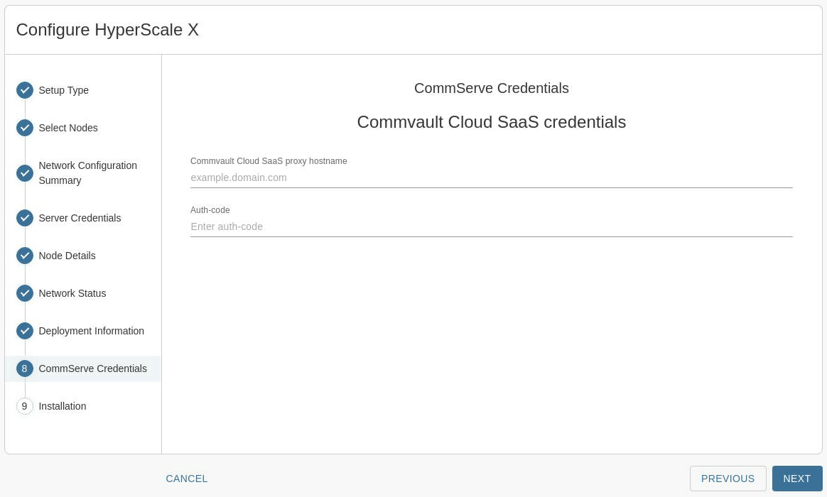 Connecting to an Existing CommServe Server (1)