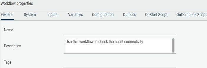 Workflow Properties