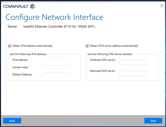 Connecting the Remote Office Appliance RO1200 to an Existing CommServe Server (3)