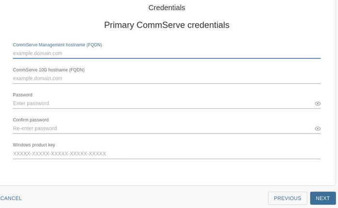 Setting Up a Primary CommServe Server (6)