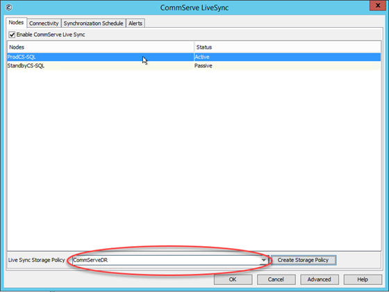 Verifying the Default Setup - Storage Policy (1)