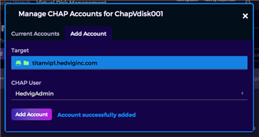 Adding CHAP accounts (2)