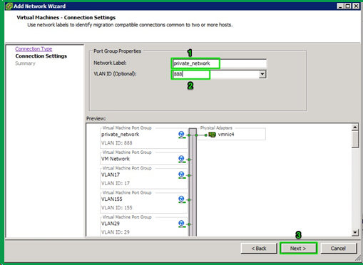 Adding a Private Network to the ESXi Host (4)