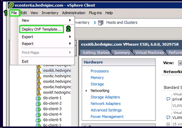 Setting Up Deployment Servers as Appliance VMs on ESXi Hosts (1)