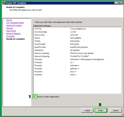 Setting Up Deployment Servers as Appliance VMs on ESXi Hosts (10)
