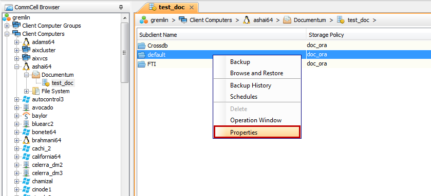 subclient_properties