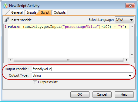 Creating a Script Custom Activity