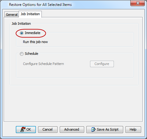 Restore - OpenVMS File System iDataAgent