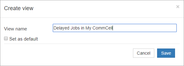 Creating a Custom View in a Report on the Web Console