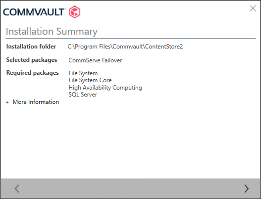 embd_Installing the Standby CommServe Host procedure (16)