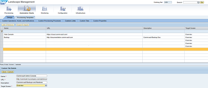 Integrating Command Center with the SAP LaMa Interface (1)