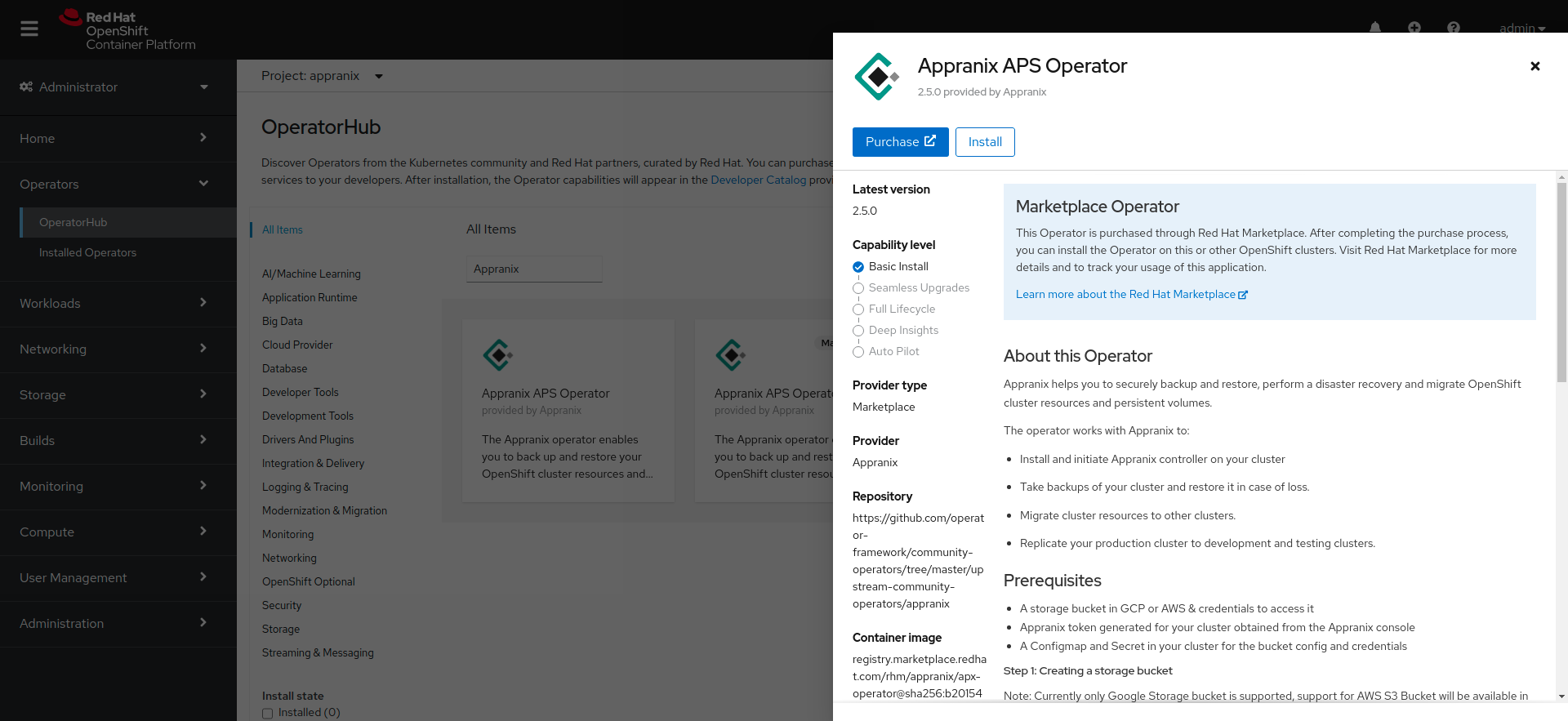 Appranix aps Operator