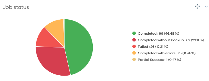 Data Views for the Backup Job Summary Report
