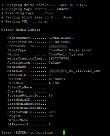 TapeTool - UNIX (8)