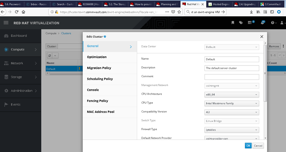 Upgrading the Hosted Engine (2)