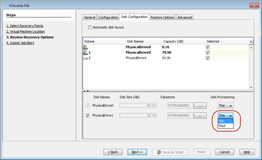 configure_disk_provosion