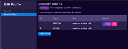 Generating Security Tokens using the Hedvig WebUI (10)