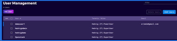 Generating Security Tokens using the Hedvig WebUI (2)