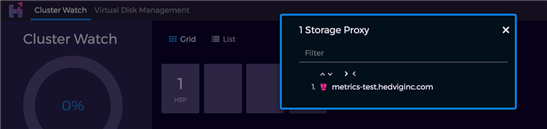 Viewing Object Storage Metrics in the Hedvig WebUI (2)