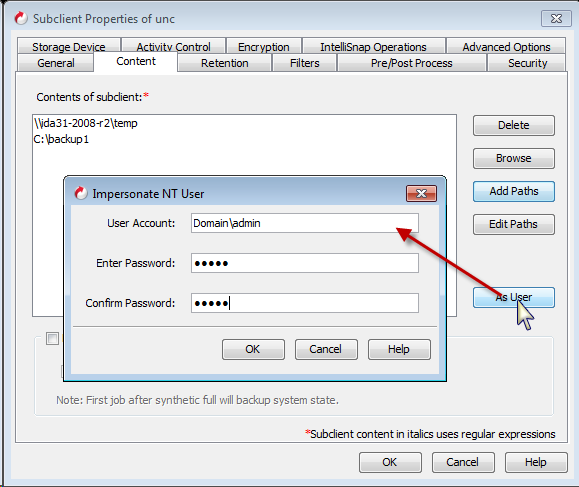 Advanced - Configuring Credentials for UNC Path Content (1)