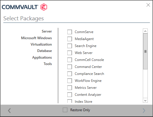 Creating a Custom Package for Unattended Installation of CommServe LiveSync Setup (3)