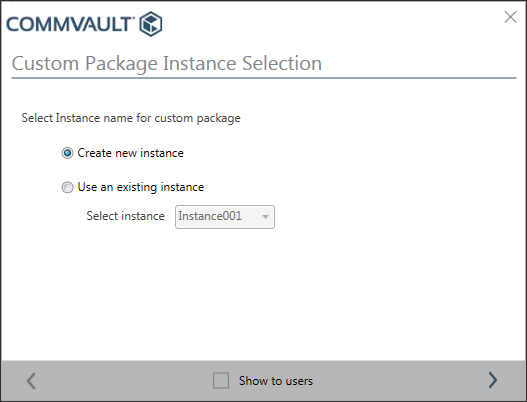 Creating a Custom Package for Unattended Installation of CommServe LiveSyncs (9)