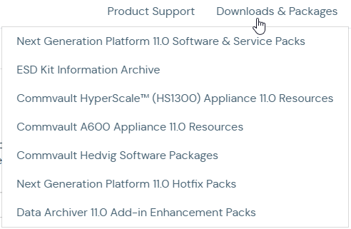 Downloading Other Software and Packages From The Customer Support Portal