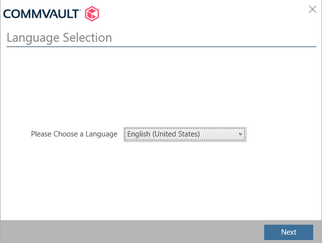 Installer_language selection page