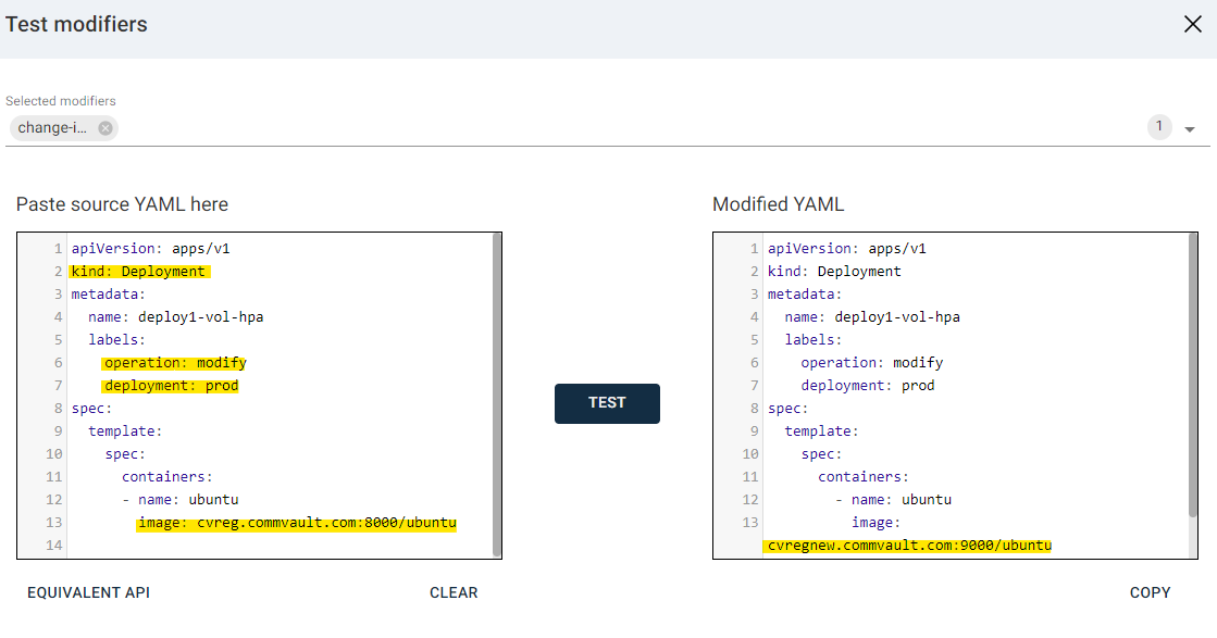 Modifying Fields in Restored Kubernetes Resource YAMLs - example 4