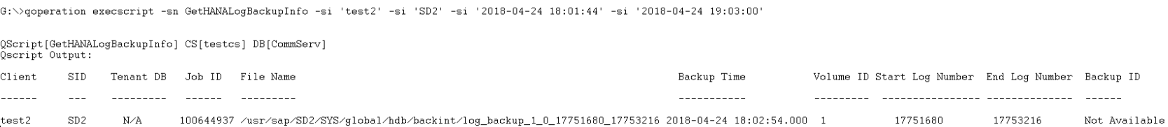 SAP HANA Archive Log Backup Report (2)