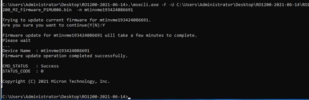 Installing Firmware and BIOS Updates on RO (1)